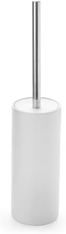Viosuniu Matt White Ceramic Toilet Brush Set 1