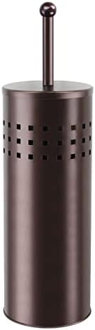 Blue Donuts Toilet Plunger with Holder - Quick Dry Bronze