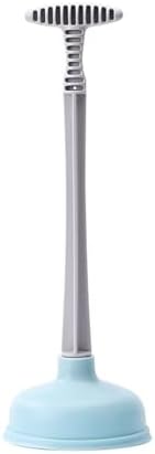 Heavy Duty Toilet Plunger with Holder and Long Handle 1