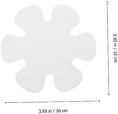 VOSAREA Flower-Shaped Non-Slip Floor Sticker for Bathroom