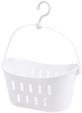 Plastic Hanging Storage Basket for Bathroom and Kitchen