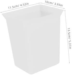 NAMOARLY Portable Cleaning Bin Organizer White