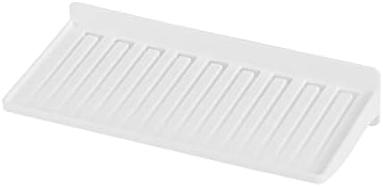 White Perforated Bathroom Storage Rack Organizer