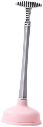 TOPINCN Toilet Plunger Strong Suction Drain Unblocker Pink 1