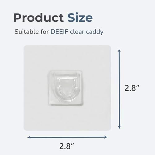 DEEIF Shower Caddy Adhesive Replacement 6-Pack