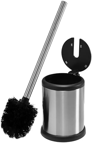 Bath Bliss Toilet Brush with Self-Closing Lid