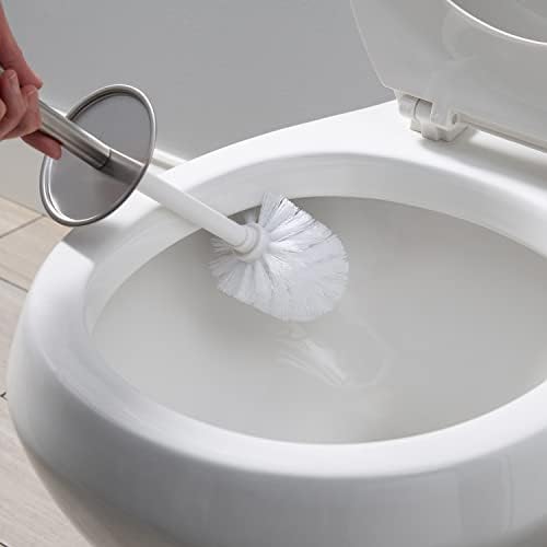 Bath Bliss Heavy Duty Toilet Brushes 1 Pack Satin Finish