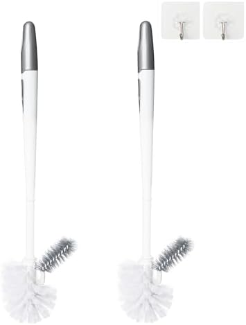 2 Pack Toilet Bowl Brush Without Holder for Deep Cleaning