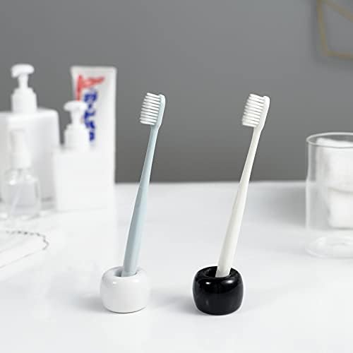 Mini Ceramic Toothbrush Holder 2-Piece Set 1
