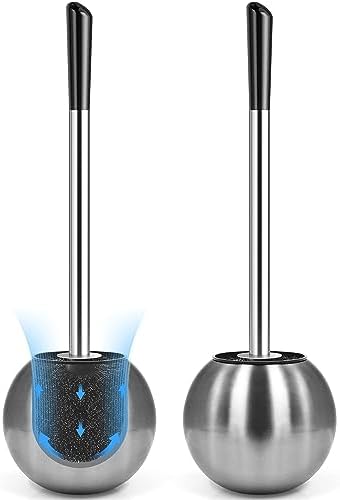 Wsedor Toilet Brush and Holder 2 Pack