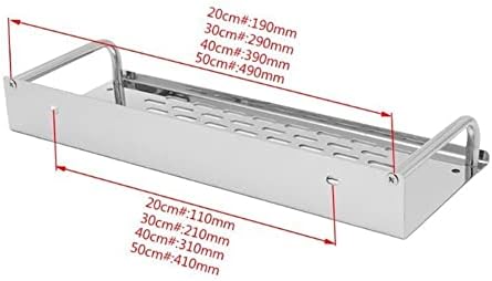 BAHELS Shower Caddy Stainless Steel Wall Mounted Shelf 20cm