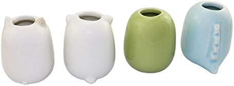 Tegg Mini Toothbrush Holder 4PCS Cute Animal Design
