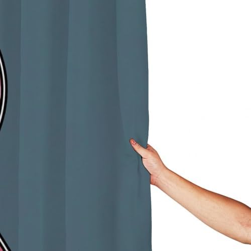 OXJOIIS Pink Ribbon Breast Cancer Awareness Shower Curtain with 12 Hooks 72x72 Inch