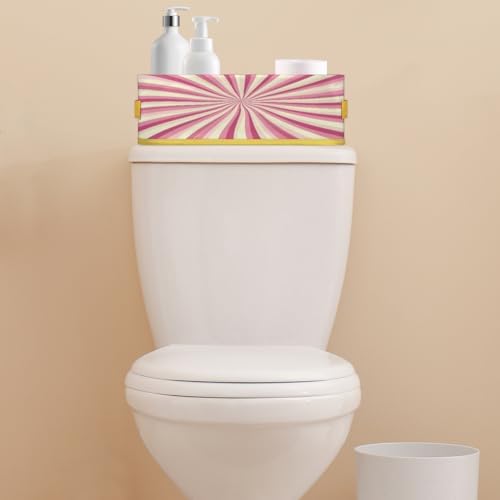 Abstract Swirl Toilet Paper Basket with Handle