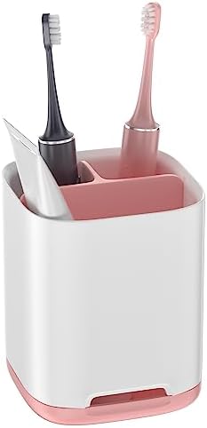 CUEPAINT 3-Slot Toothbrush Holder with Anti-Slip Base