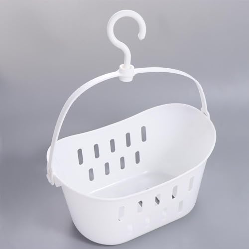 Plastic Hanging Storage Basket for Bathroom and Kitchen