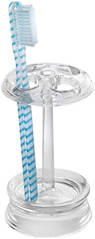 InterDesign iDesign Franklin Clear Toothbrush Holder Stand