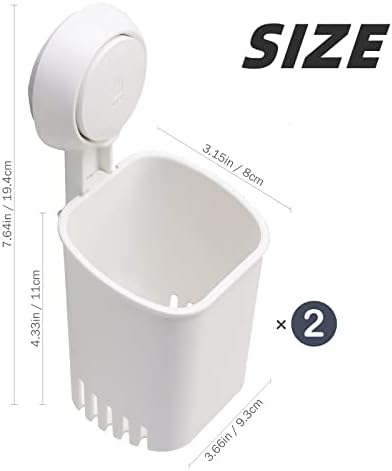 TAILI Suction Toothbrush Holder 2 Pack 1