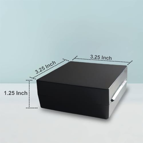 Elimeta 2Pack Square Bathroom Soap Dishes with Lid