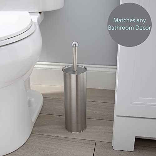 Bath Bliss Heavy Duty Toilet Brushes 1 Pack Satin Finish