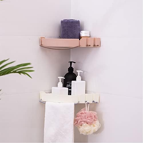 BAHELS Pink Corner Shower Caddy Storage Shelf