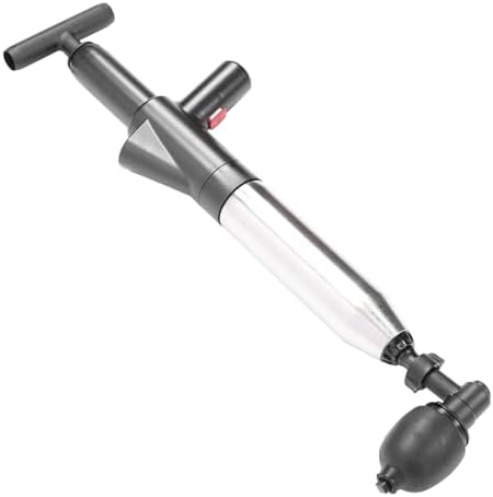 Mumusuki Toilet Plunger with Pressure Indicator - Black