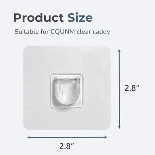 CQUNM Shower Caddy Adhesive 6 Pack Replacement