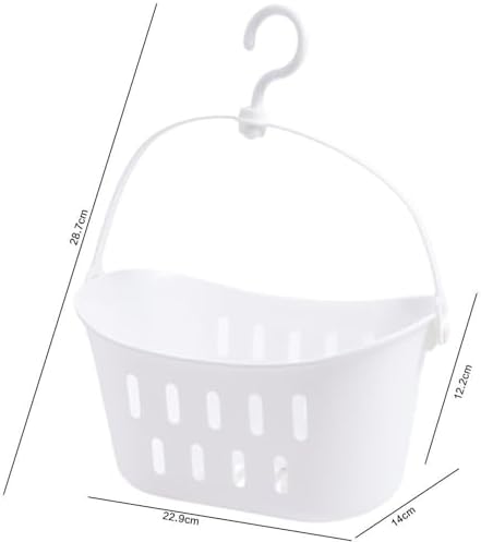 Plastic Hanging Storage Basket for Bathroom and Kitchen
