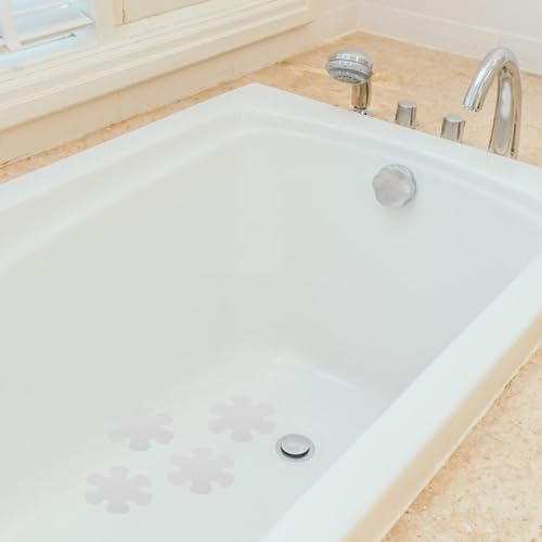 Alipis 20pc Flower Shape Non-Slip Bathtub Stickers