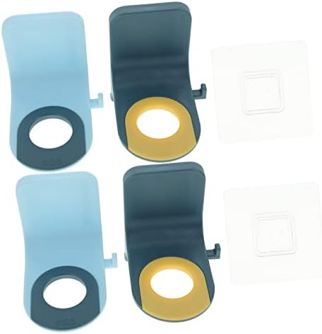 Ciieeo 4Pc Wall Shampoo Holder No Drill Adhesive Rack