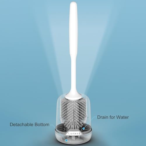 Lefree 2 Pack Toilet Brush Set with Ventilated Holder