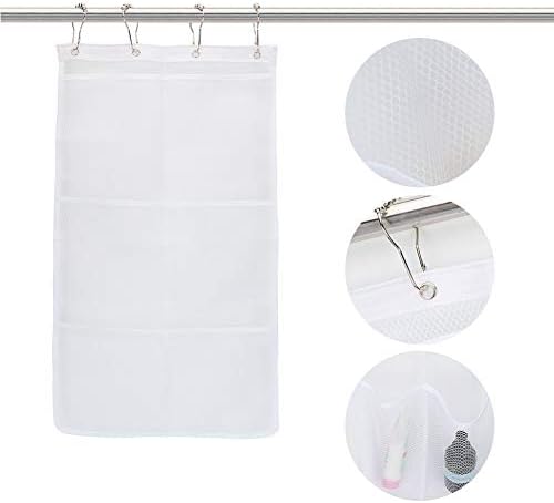 Hanging Mesh Bath Bag with S Shaped Hook for Quick Drying
