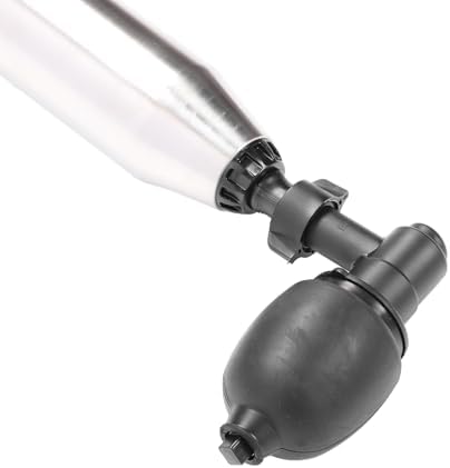 Dpofirs Toilet Plunger with Stainless Steel Handle and Air Pump