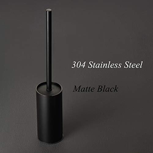 BGL 304 Stainless Steel Black Toilet Brush Set