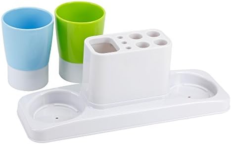 Eslite Bathroom Toothbrush Paste Holder Organizer