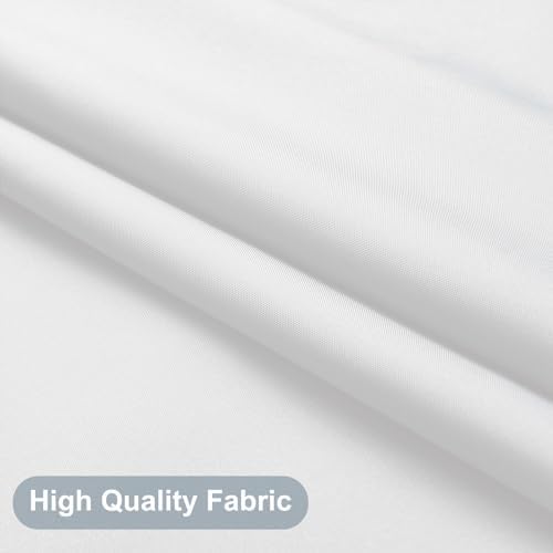 Summout Split Shower Curtain - 72x74 White