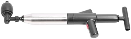 Dpofirs Toilet Plunger with Stainless Steel Handle and Air Pump