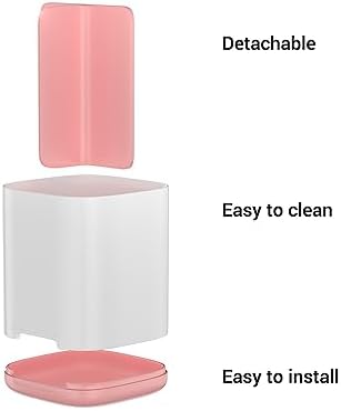 CUEPAINT 3-Slot Toothbrush Holder with Anti-Slip Base