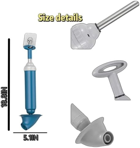 2025 High Pressure Toilet Plunger with Pink Design