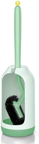 HAMITOR Toilet Brush Holder Set - Green 1