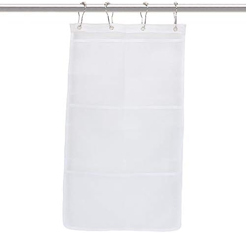 Hanging Mesh Bath Bag with S Shaped Hook for Quick Drying