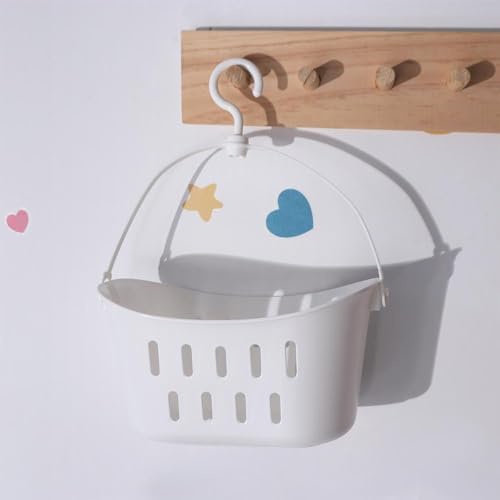Plastic Hanging Storage Basket for Bathroom and Kitchen