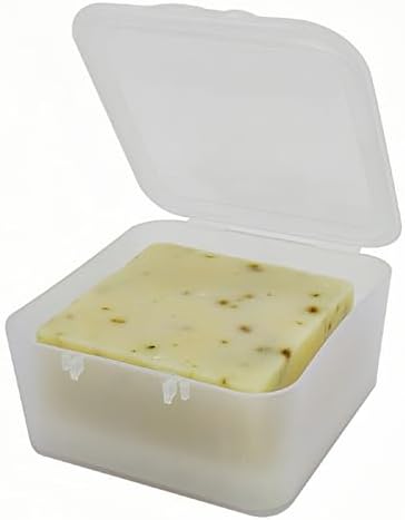 Vonpri Travel Soap Dish with Frosted Clear Design