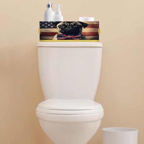 Independence Day Toilet Paper Basket with Handles