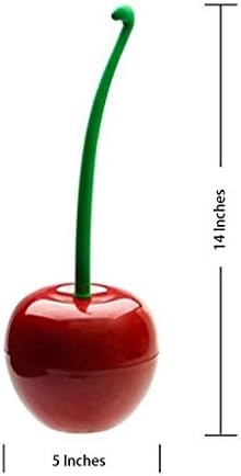 Cherry Shape Toilet Brush Set - Compact and Durable
