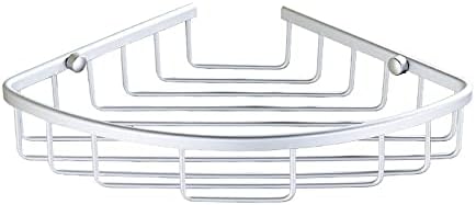 BAHELS Corner Shower Caddy with 1 Tier Aluminum Shelf