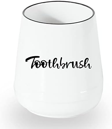 LEETOYI Porcelain Toothbrush Holder White 1
