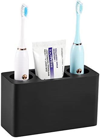 Luxspire Toothbrush Holder - Black 3 Slots