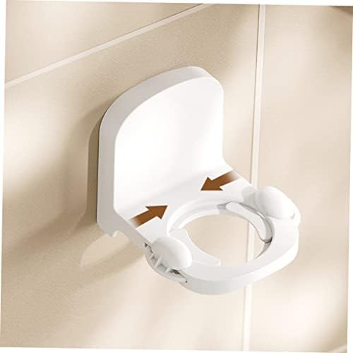 BEBEMOKO 2pcs Wall-Mounted Shampoo Holder for Space-Saving Storage