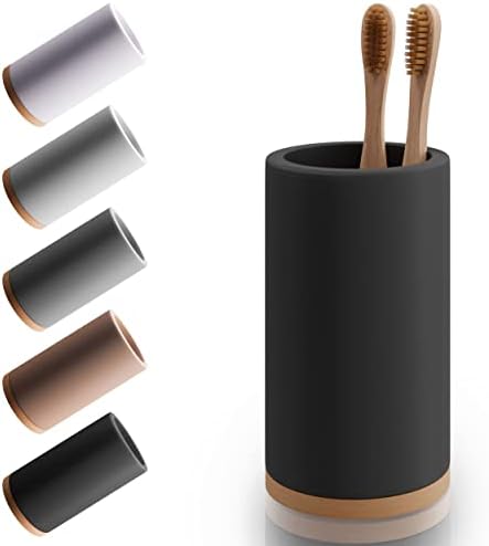 Matani Bamboo Toothbrush Holder with Drain Holes